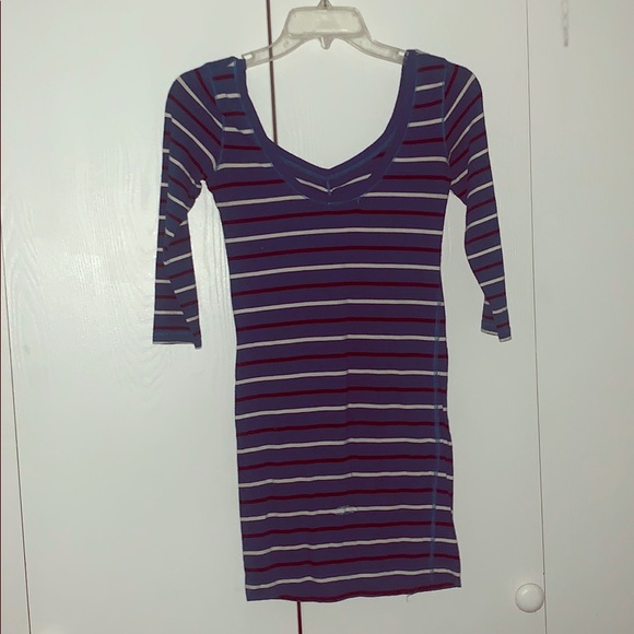 Striped mini dress - Picture 2 of 5